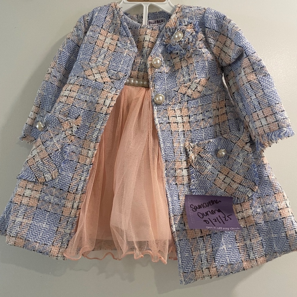 Blueberi boulevard 18m dress and coat